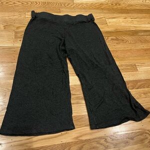 Eileen Fisher Super Soft Cropped Culotte Elastic Waist Pants